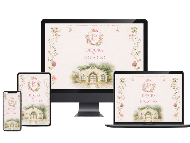 Site para casamentos ELUVA slide 02
